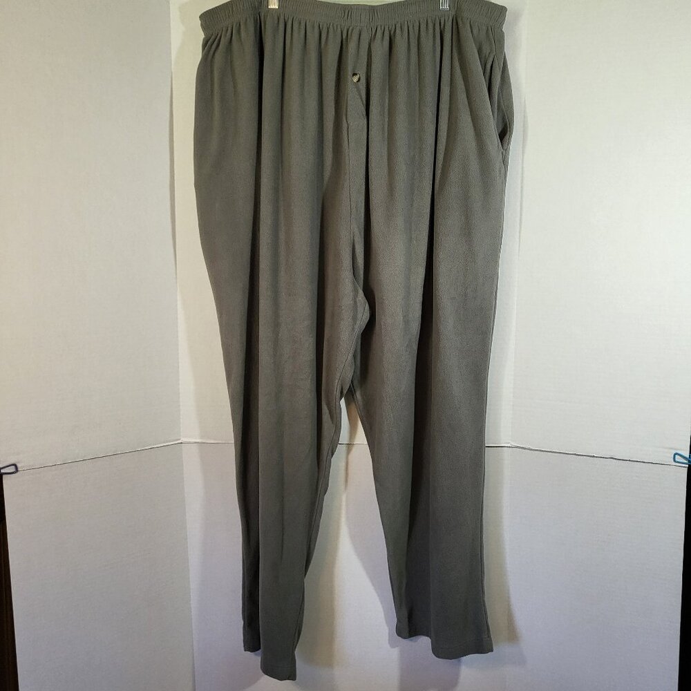 Kingsize Men's Drawstring Pajama Pant Size 7XL Gray
